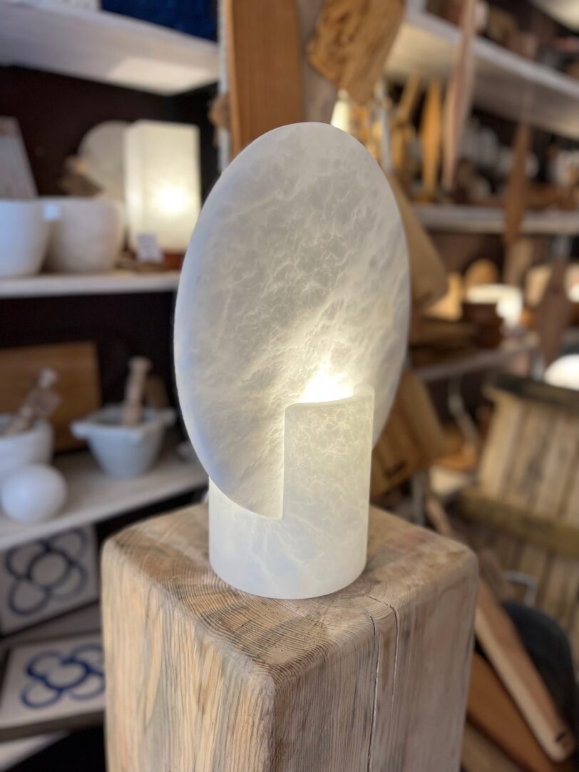 lampara de alabastro